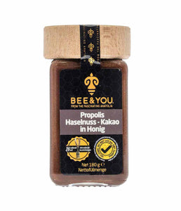 Bee & You Propolis Fındık Kakao ve Ham Bal Karışımı 180g