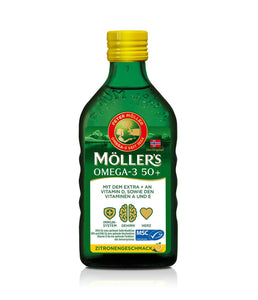 Möller's Omega-3 Balık Yağı Limon Aromalı (50+) 250ml