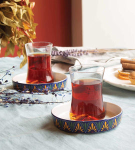 Koleksiyon İstanbul Kahvaltı 6'lı Çay Bardağı Seti - Helen